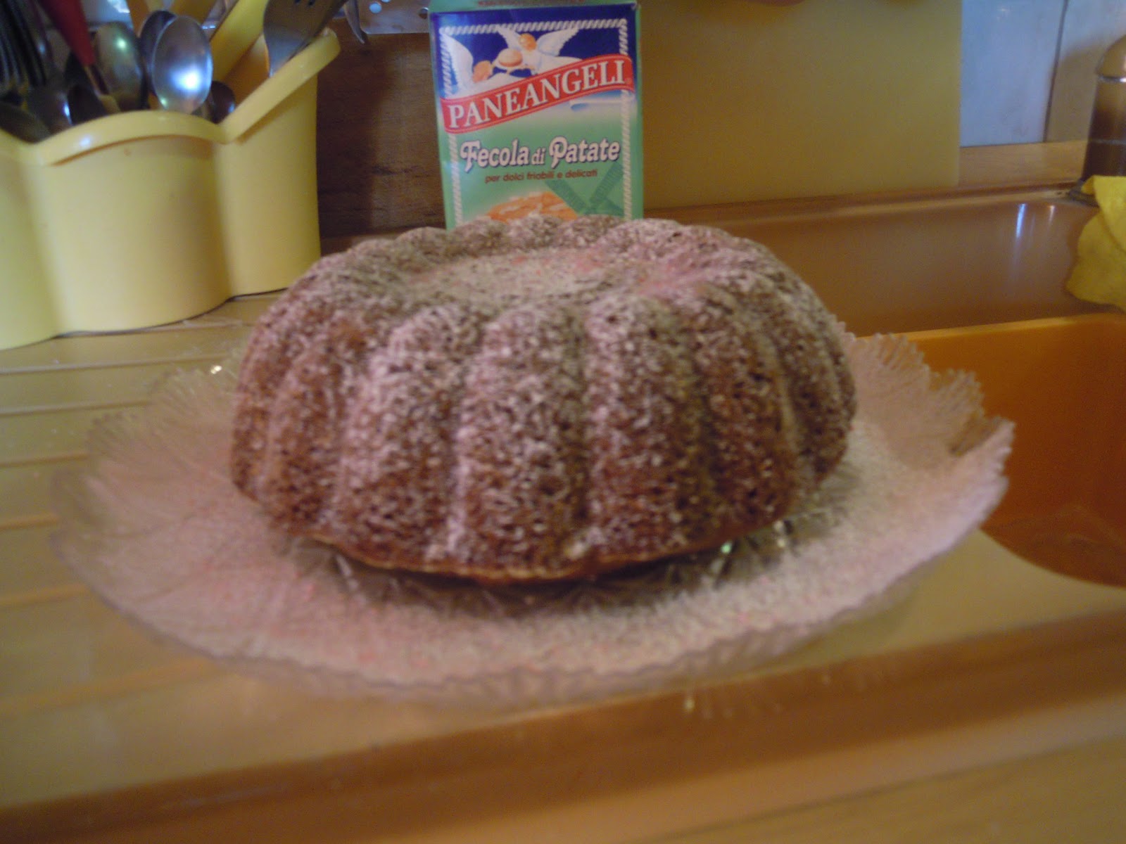 Torta con cioccolato e amaretti