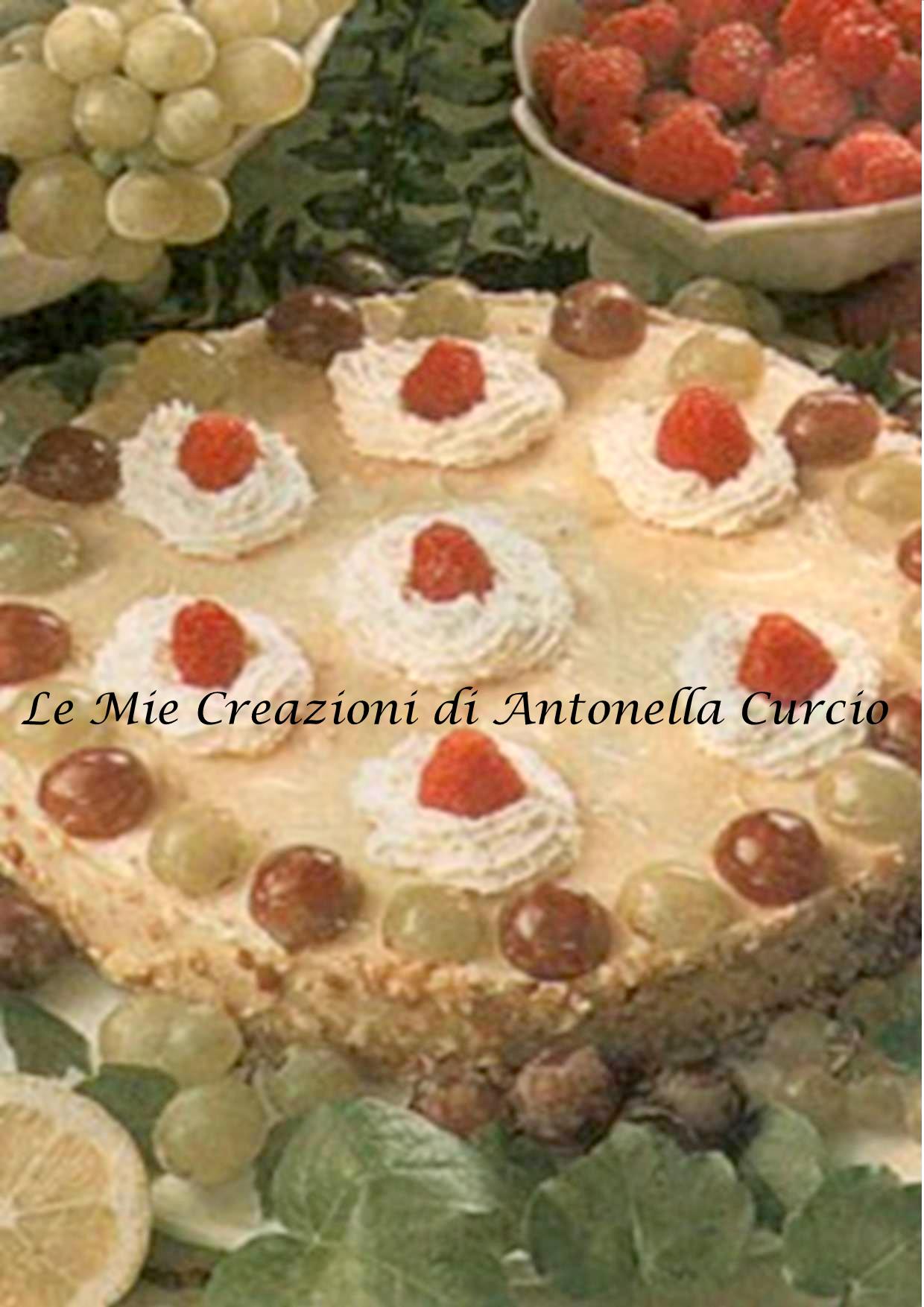 TORTA CON CREMA AL VINO BIANCO