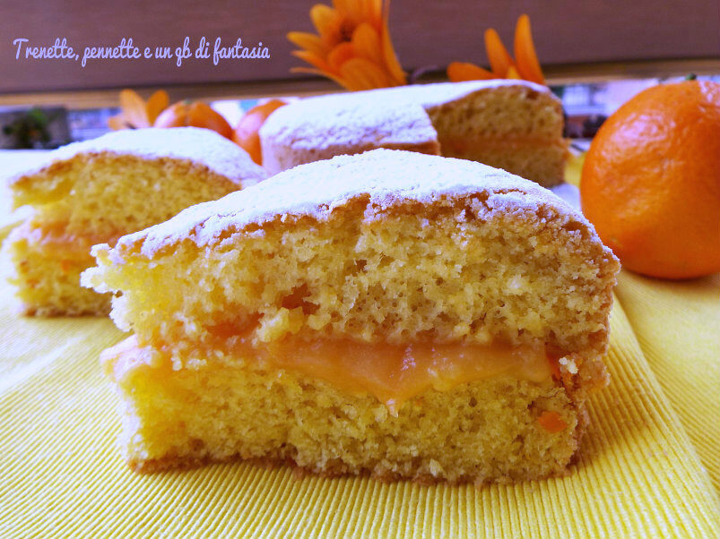 Torta con crema d’arancia