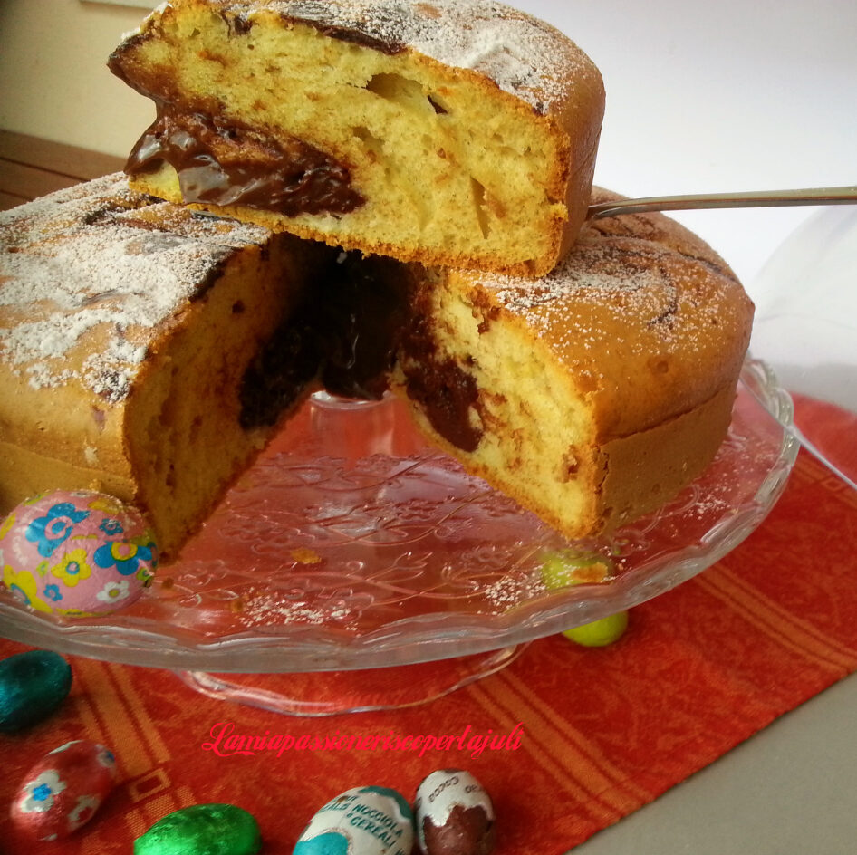 Torta con crema di cioccolato bimby