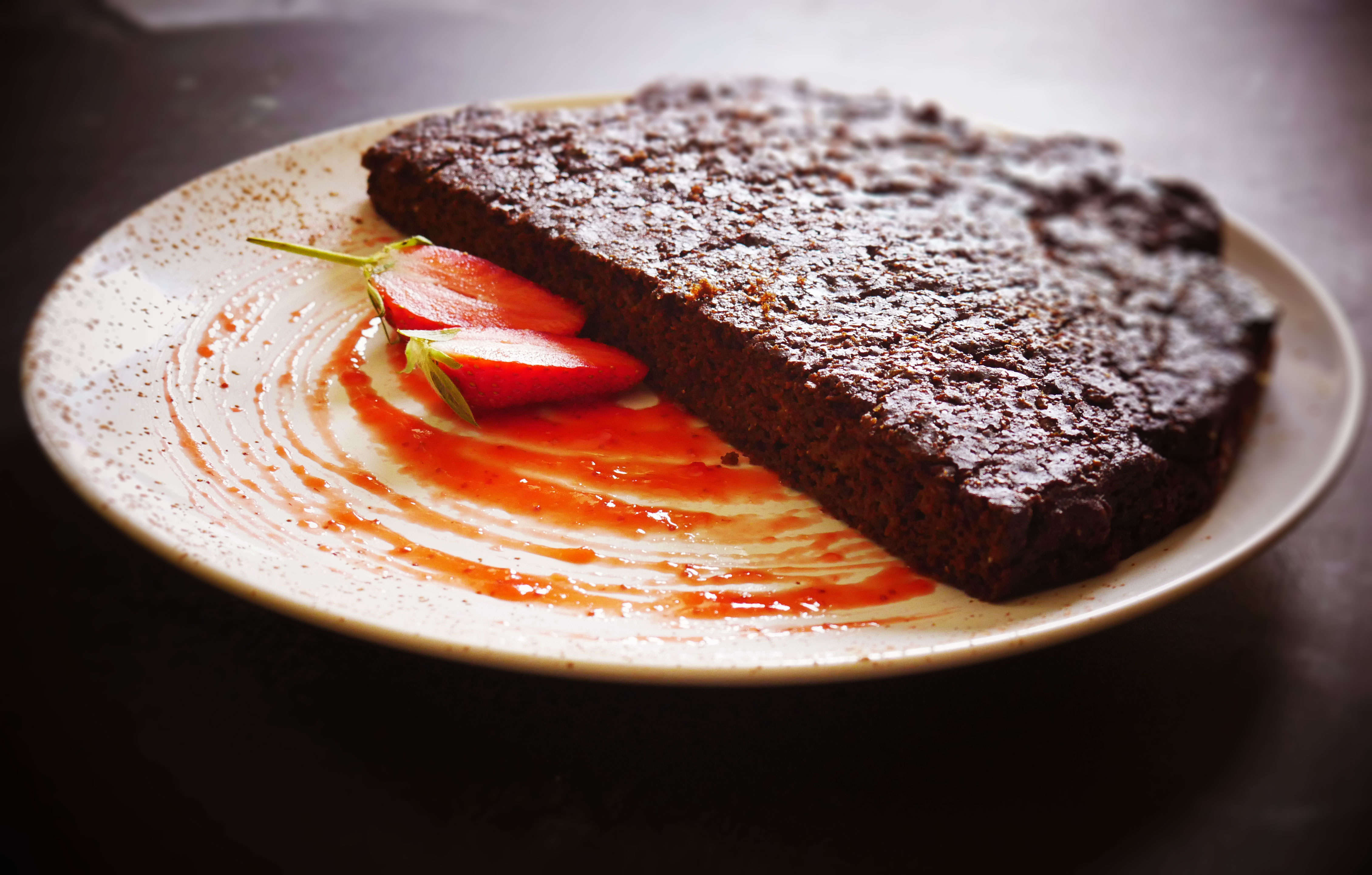 Torta con farina di carrube senza zucchero!!!