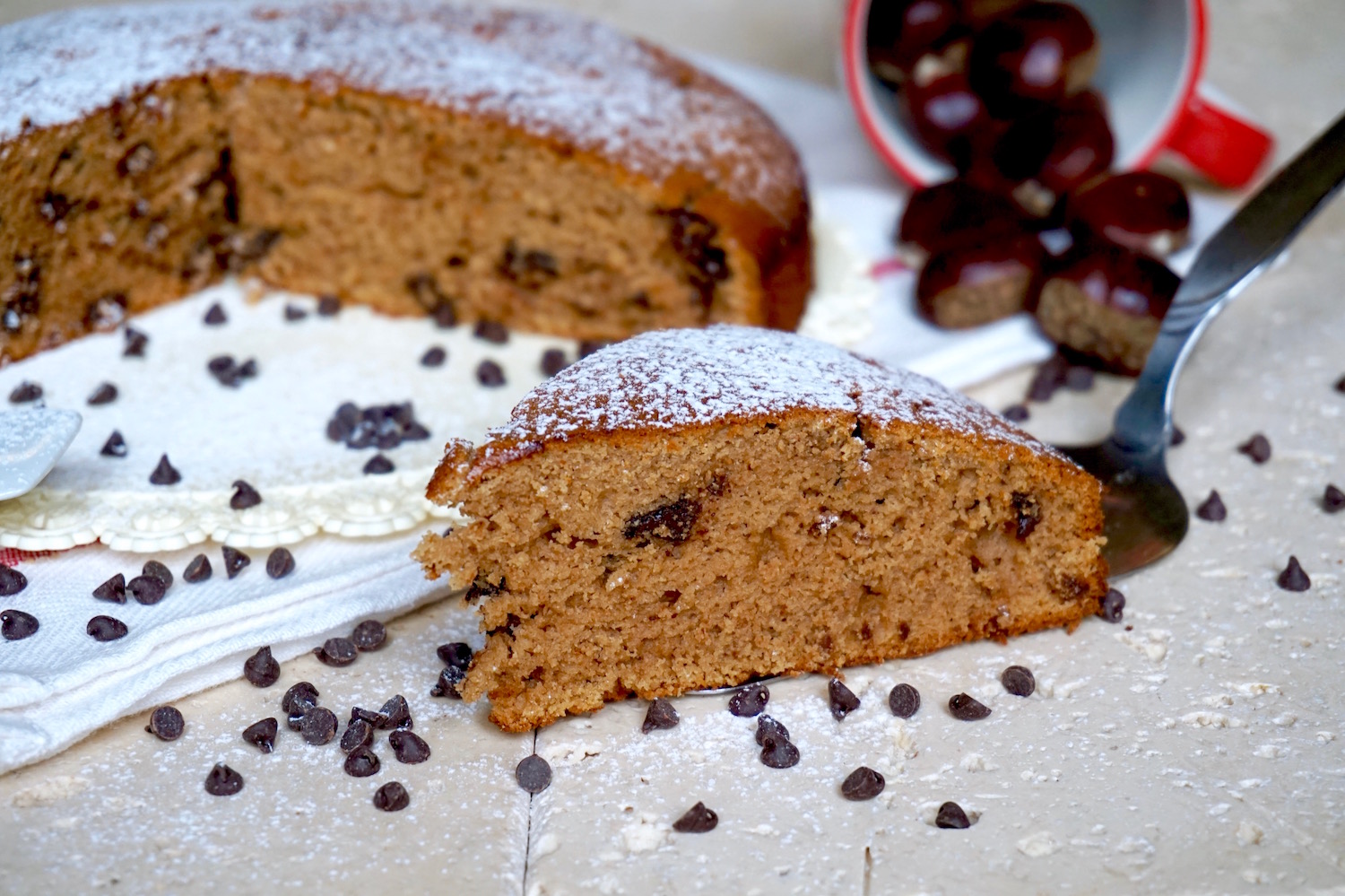 Torta con Farina di Castagne e Cioccolato Facilissima