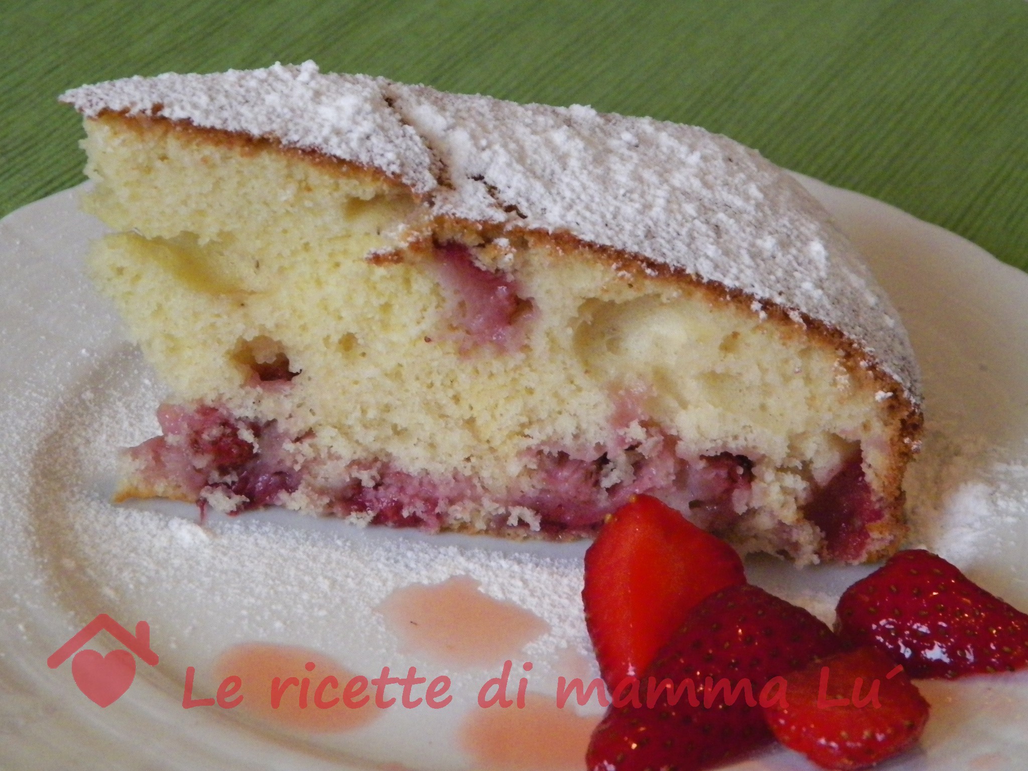 Torta con fragole