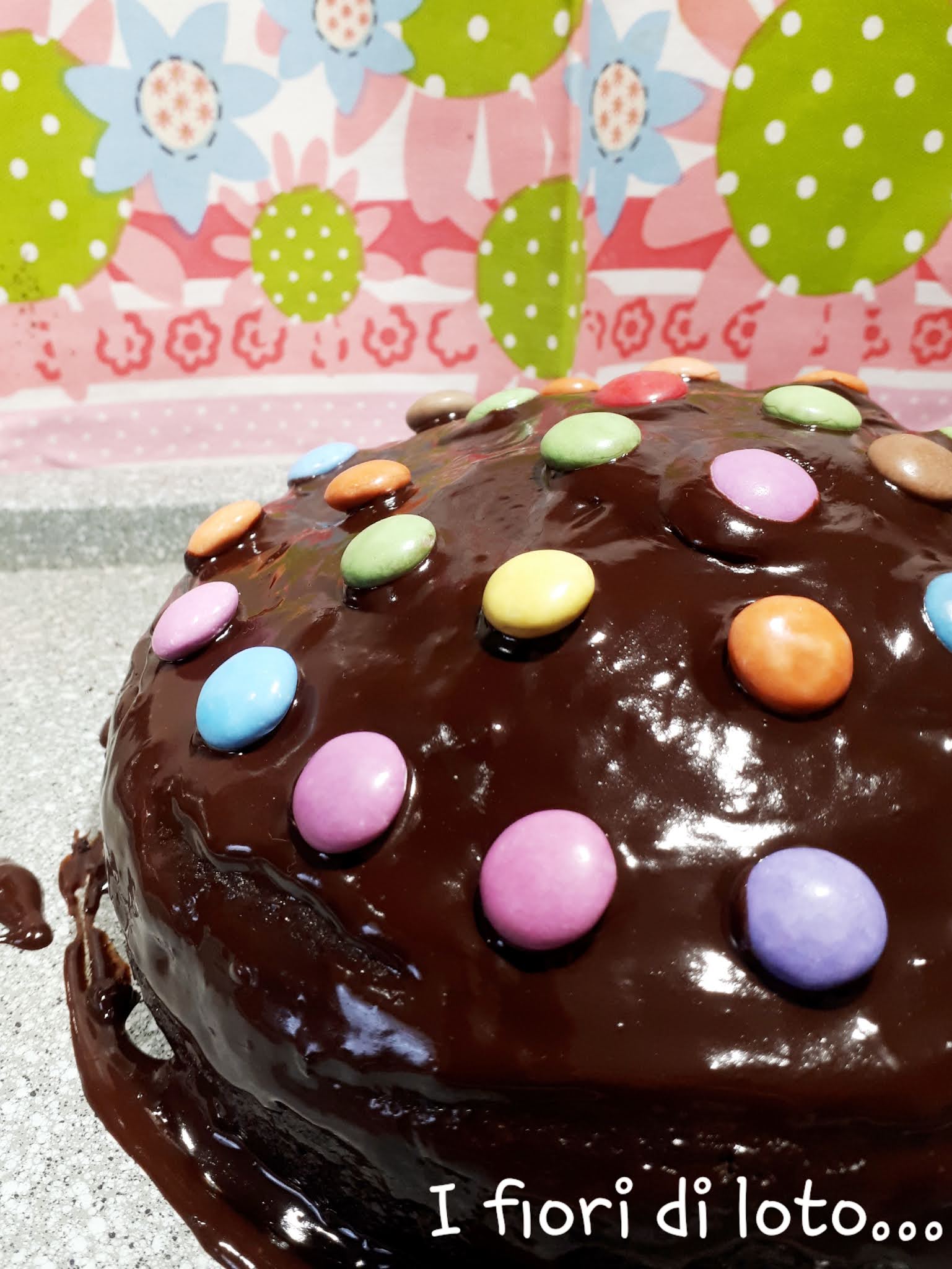 Torta con gli smarties