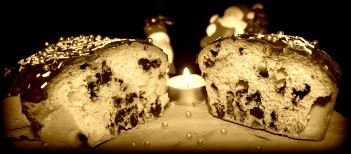 Torta con gocce di cioccolato