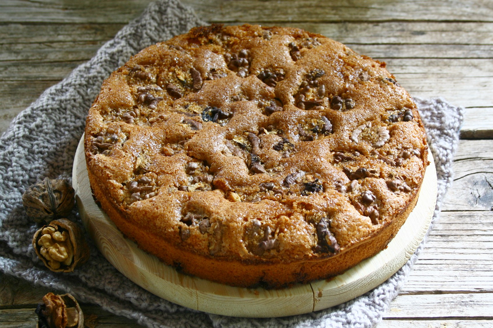 Torta con lenticchie rosse