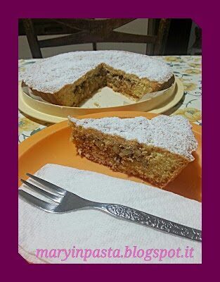Torta con noci al miele di arancio