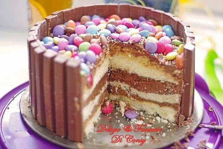 Torta con nutella e togo