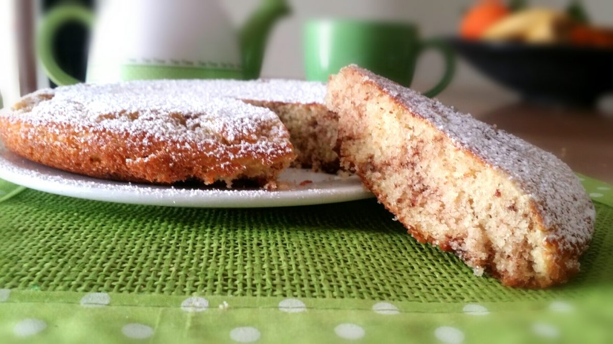 Torta con nutella in padella, torta senza forno