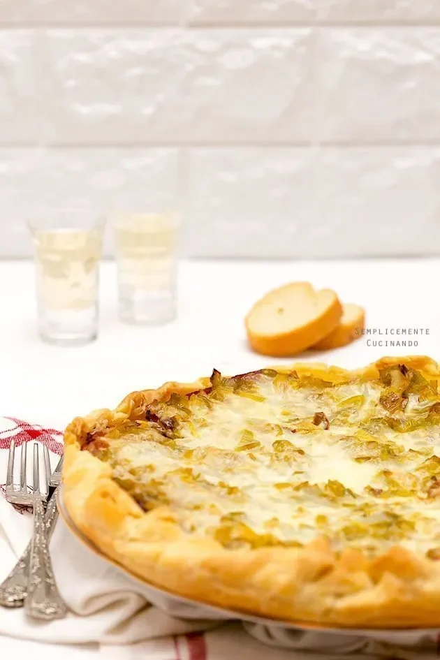 Torta  con porri e patate