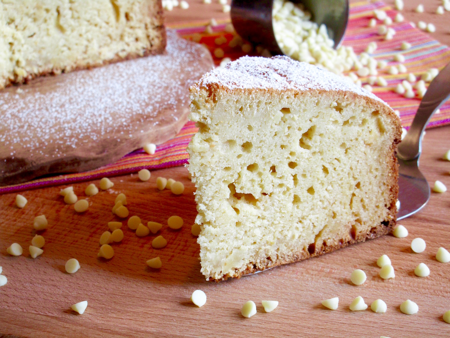 Torta con Ricotta e Cioccolato Bianco