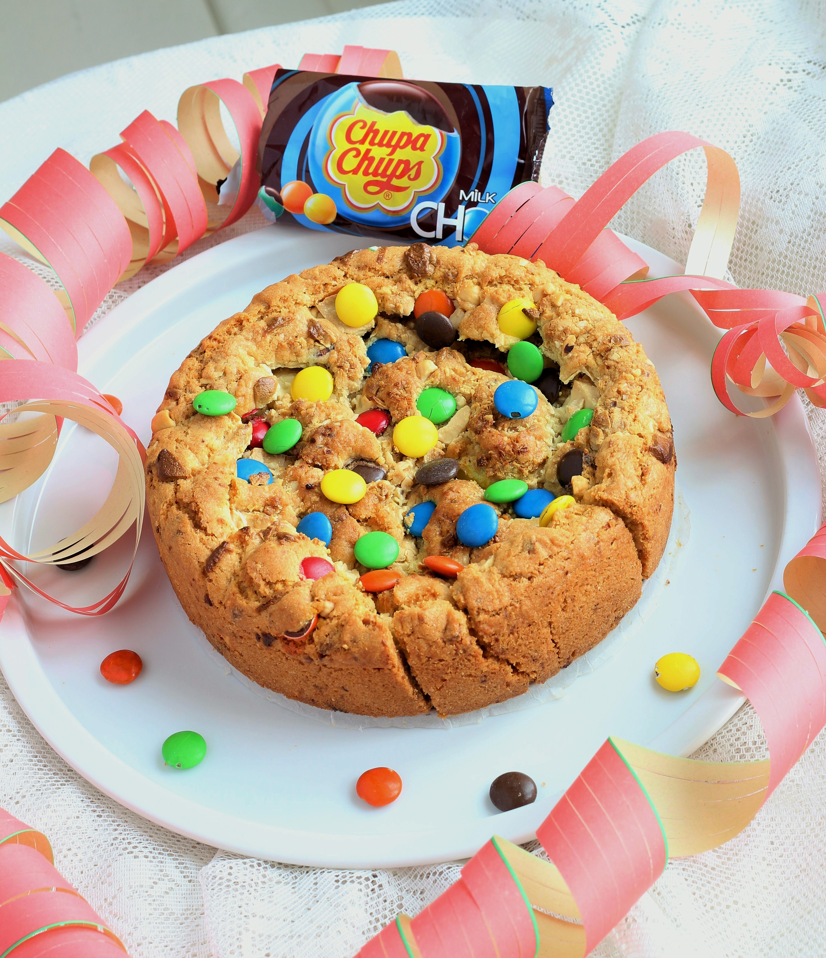 Torta cookie per carnevale