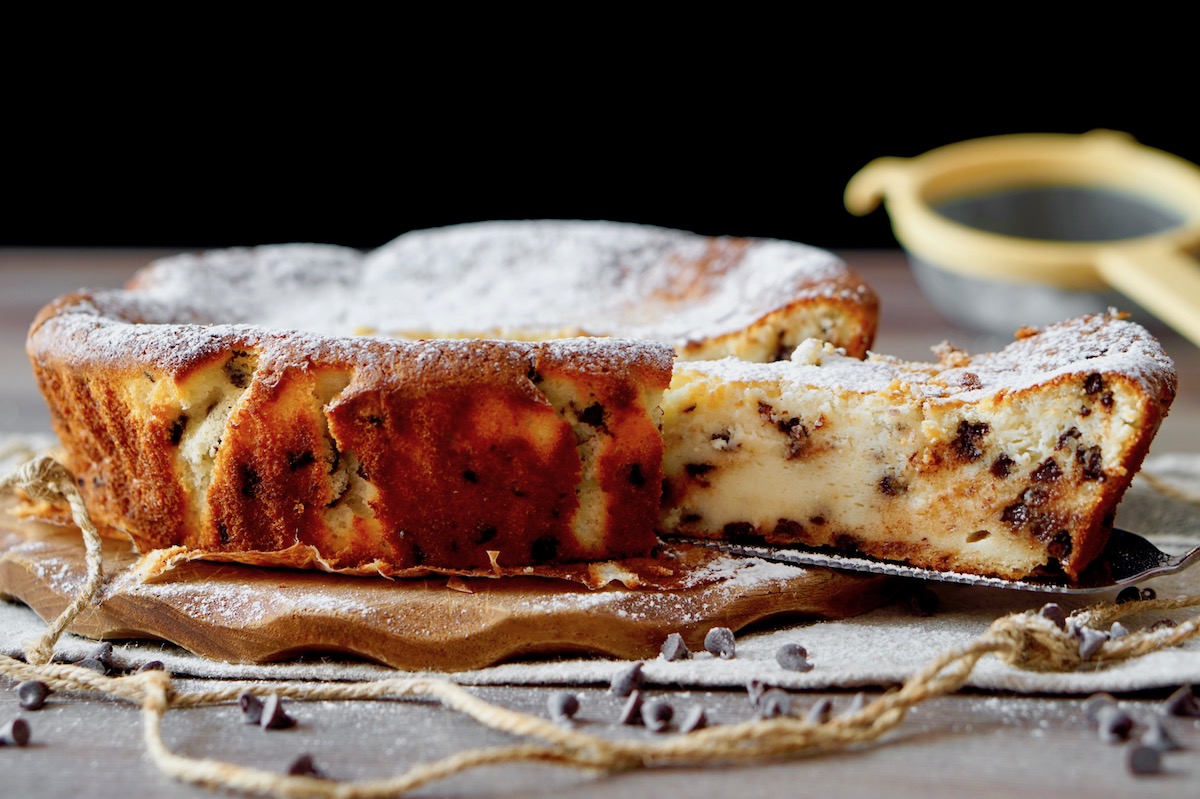 Torta cremosa al cioccolato e ricotta