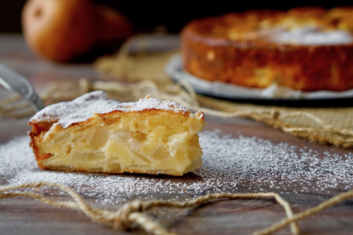 Torta cremosa alle pere e mascarpone