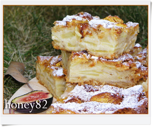 TORTA CREMOSA DI MELE E FICHI