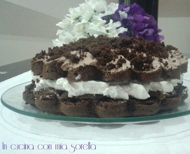 Torta cubana alla nutella e panna