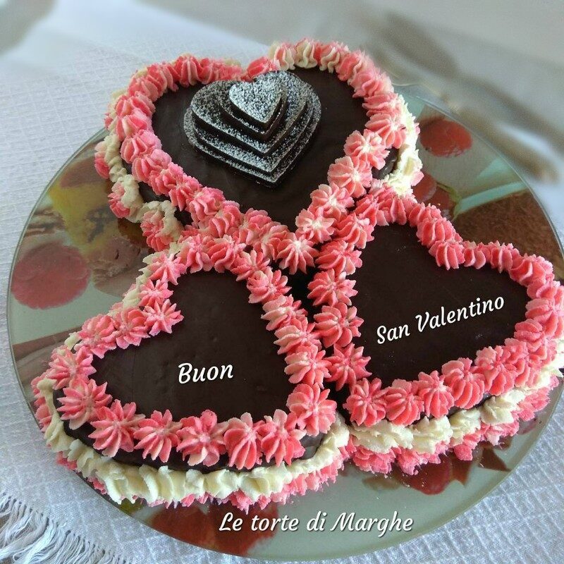 Torta cuore al cioccolato per san valentino