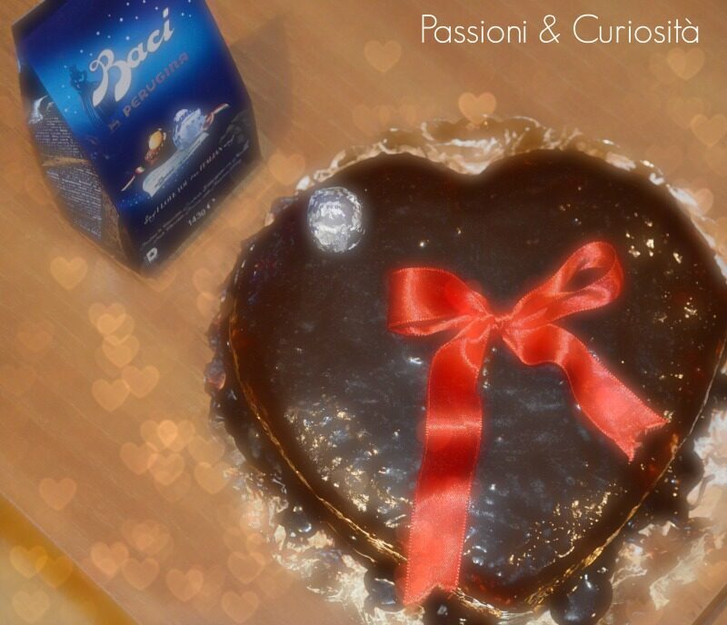 Torta cuore al cioccolato