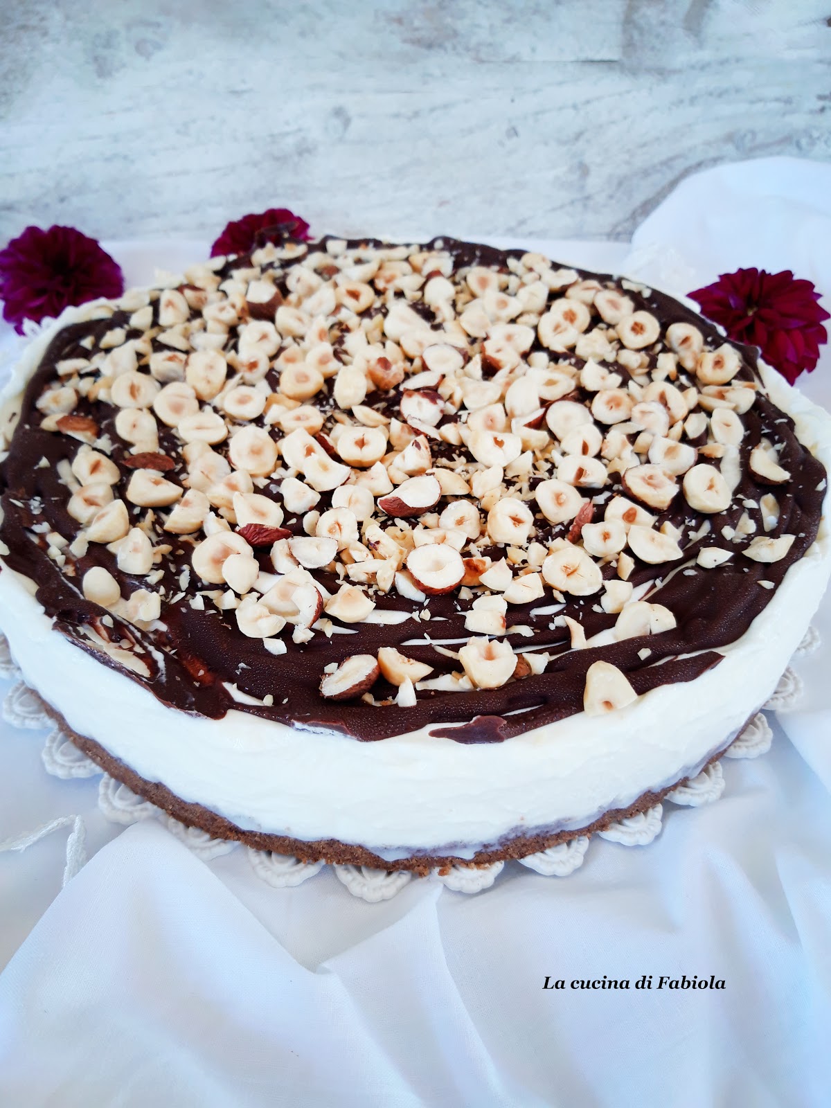 Torta cuore di panna