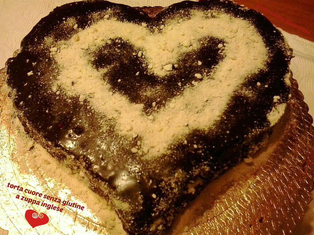 Torta cuore senza glutine