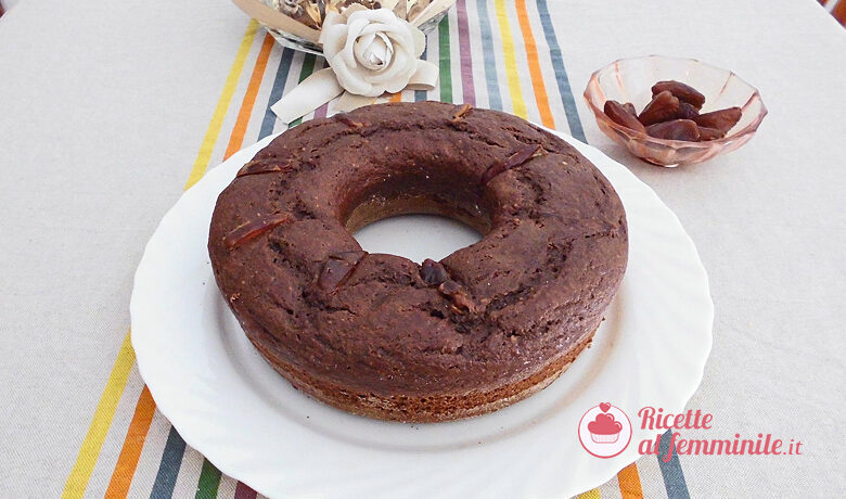 Torta datteri e cioccolato