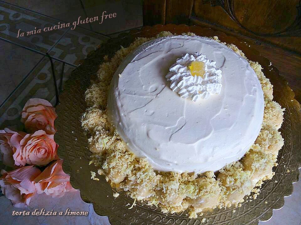 Torta delizia a limone senza glutine