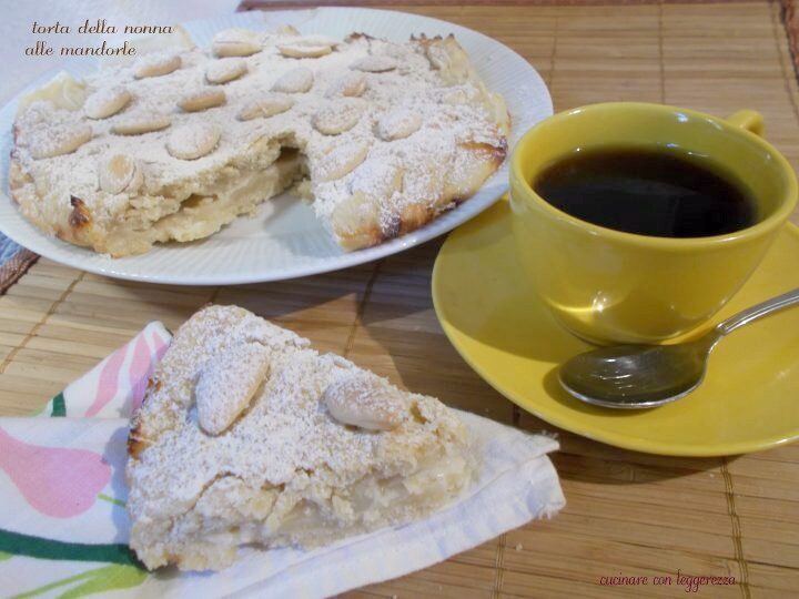 Torta della nonna alle mandorle
