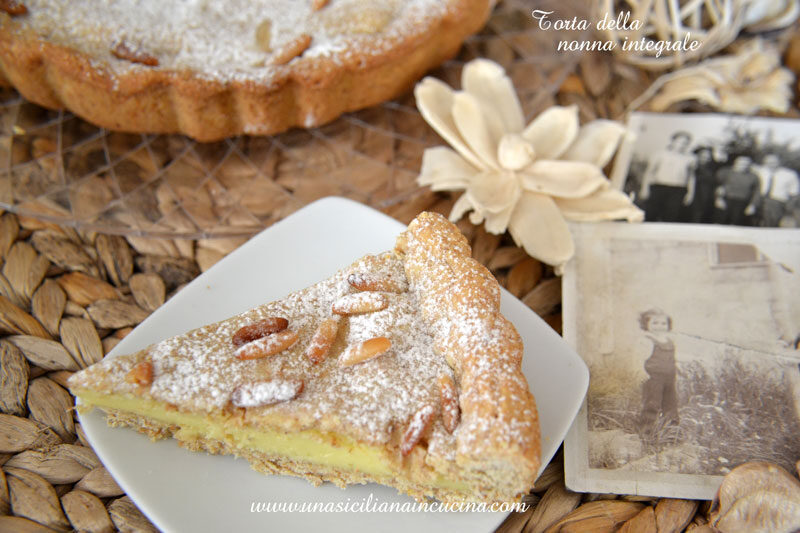 Torta della nonna integrale