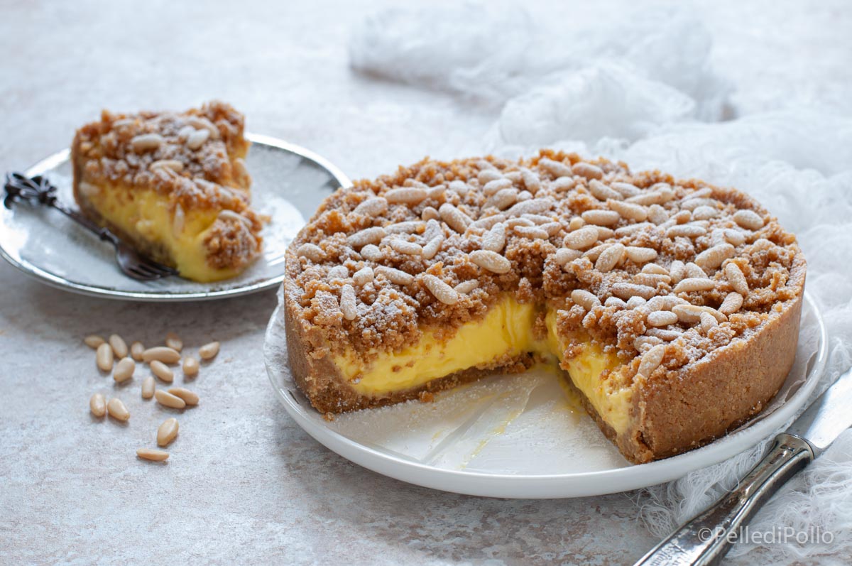 Torta della nonna senza cottura