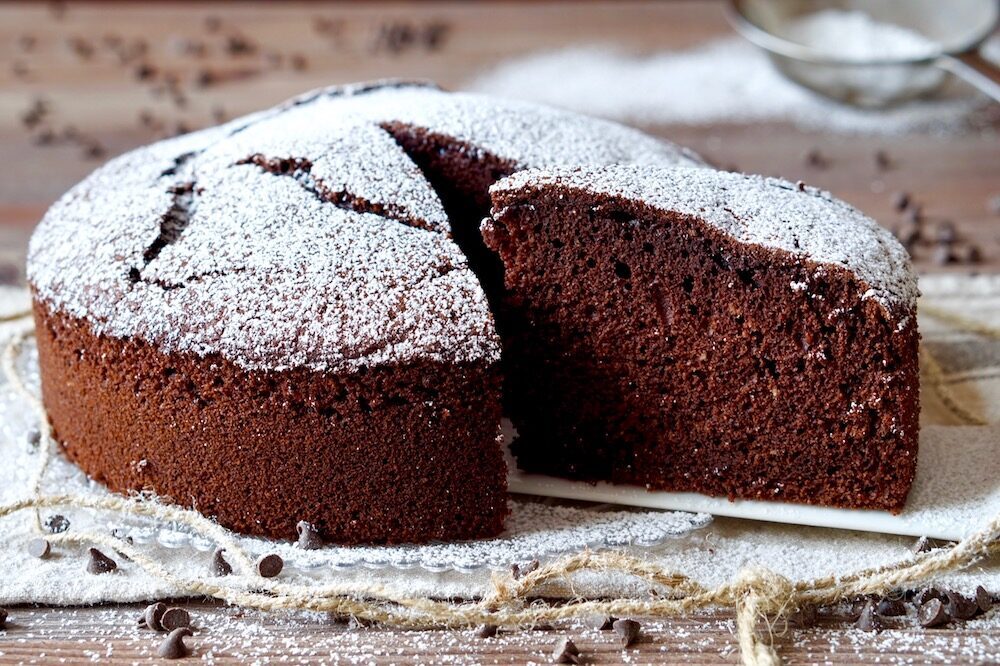 Torta della suocera al cacao