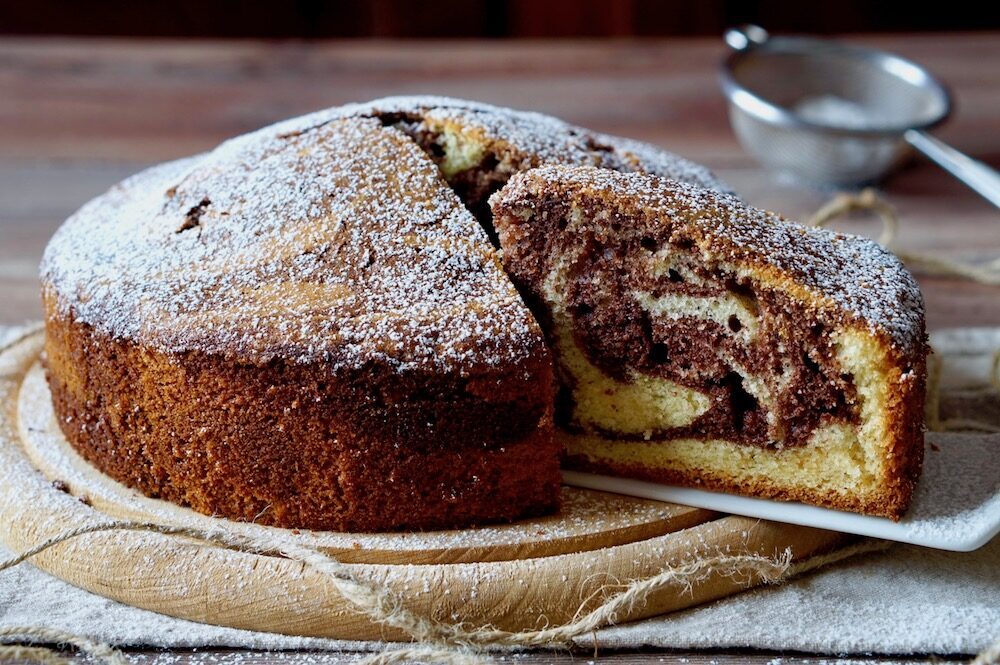 Torta della suocera marmorizzata