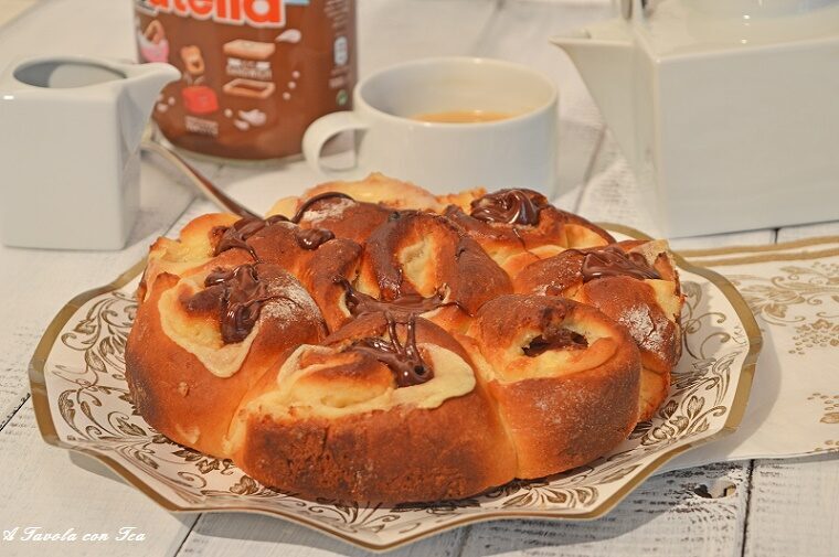 Torta delle rose alla nutella