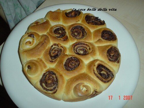 Torta delle rose con nutella