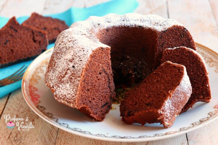 Torta di albumi al cacao