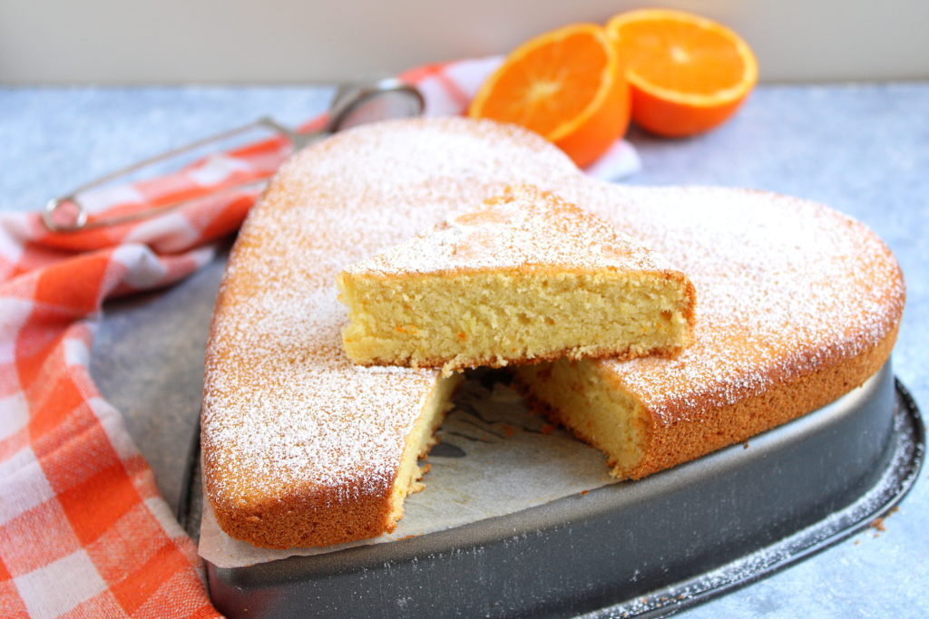 Torta di albumi all’arancia