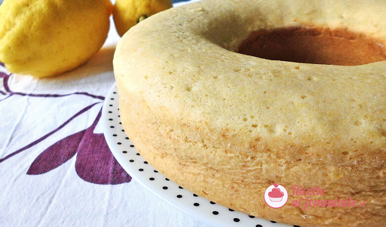 Torta di albumi e limone