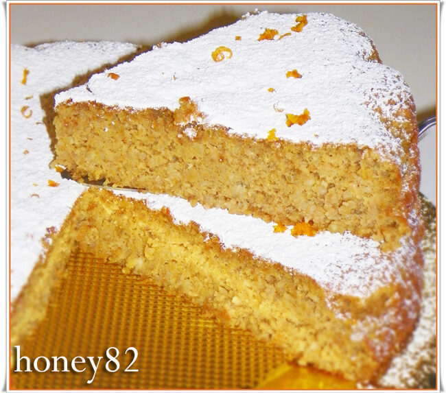 Torta di arance e mandorle senza farina