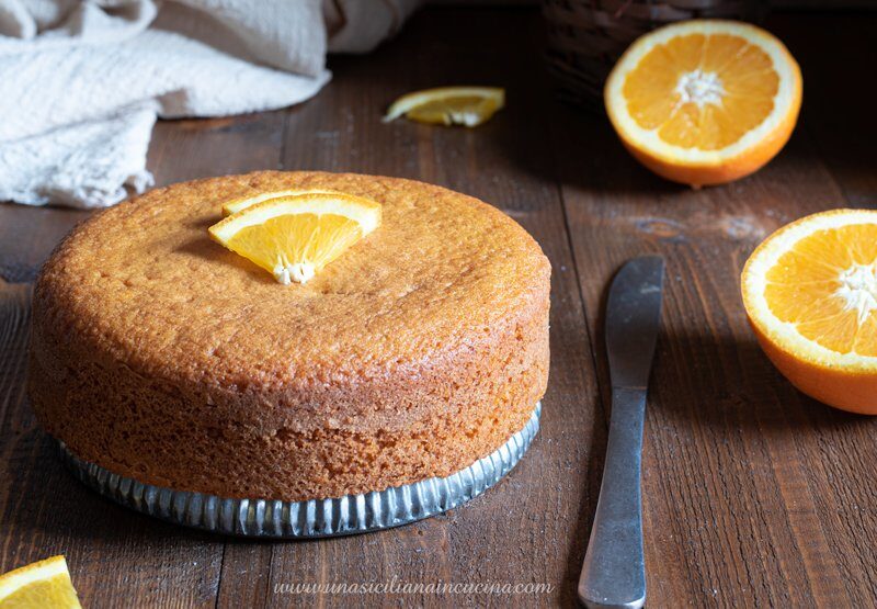 Torta di arance siciliane morbida