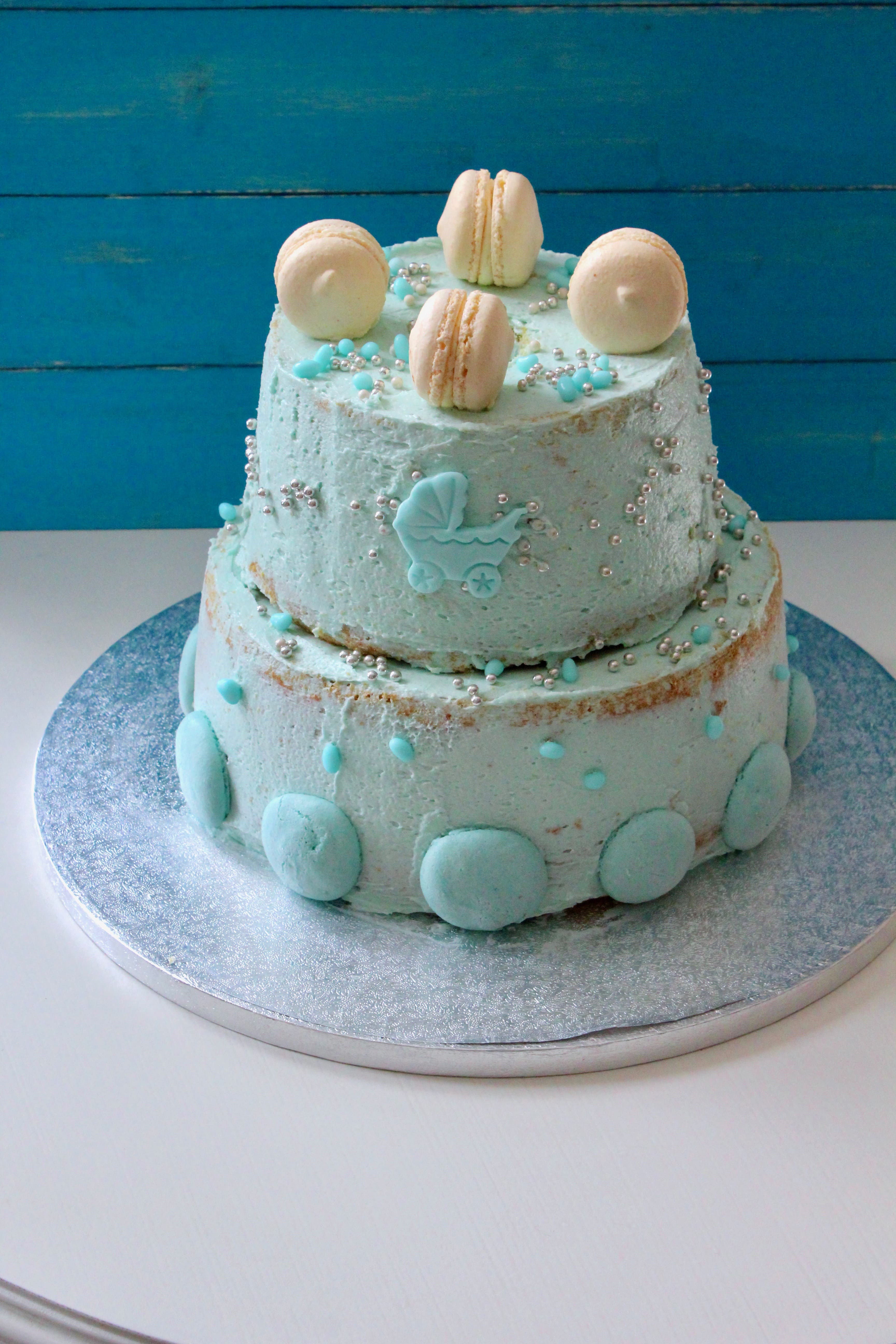 Torta di Battesimo (Naked Chiffon Cake)