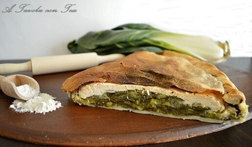 Torta di bietole con prescinseua