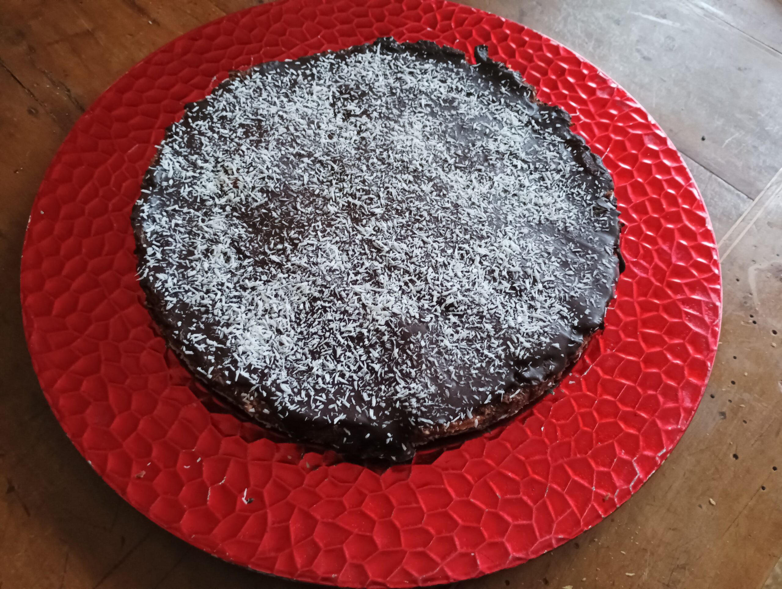 Torta di biscotti al cocco e mascarpone