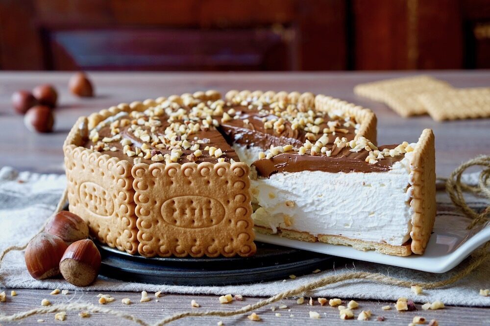 Torta di Biscotti al Mascarpone e Nutella