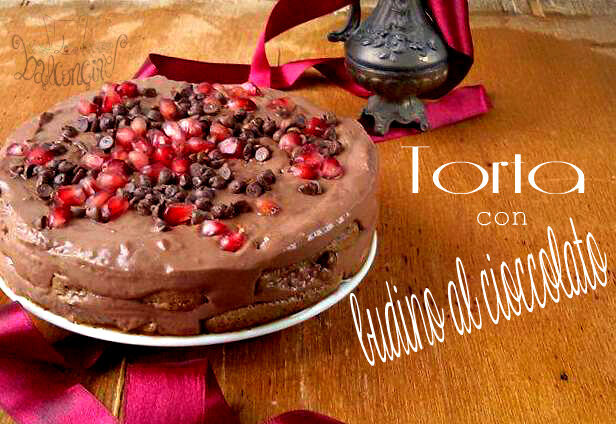 Torta di biscotti e crema al cioccolato