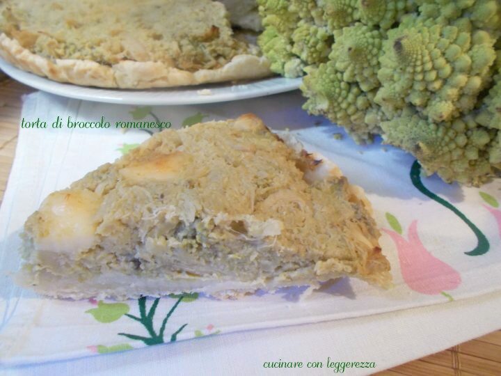 Torta di broccolo romanesco