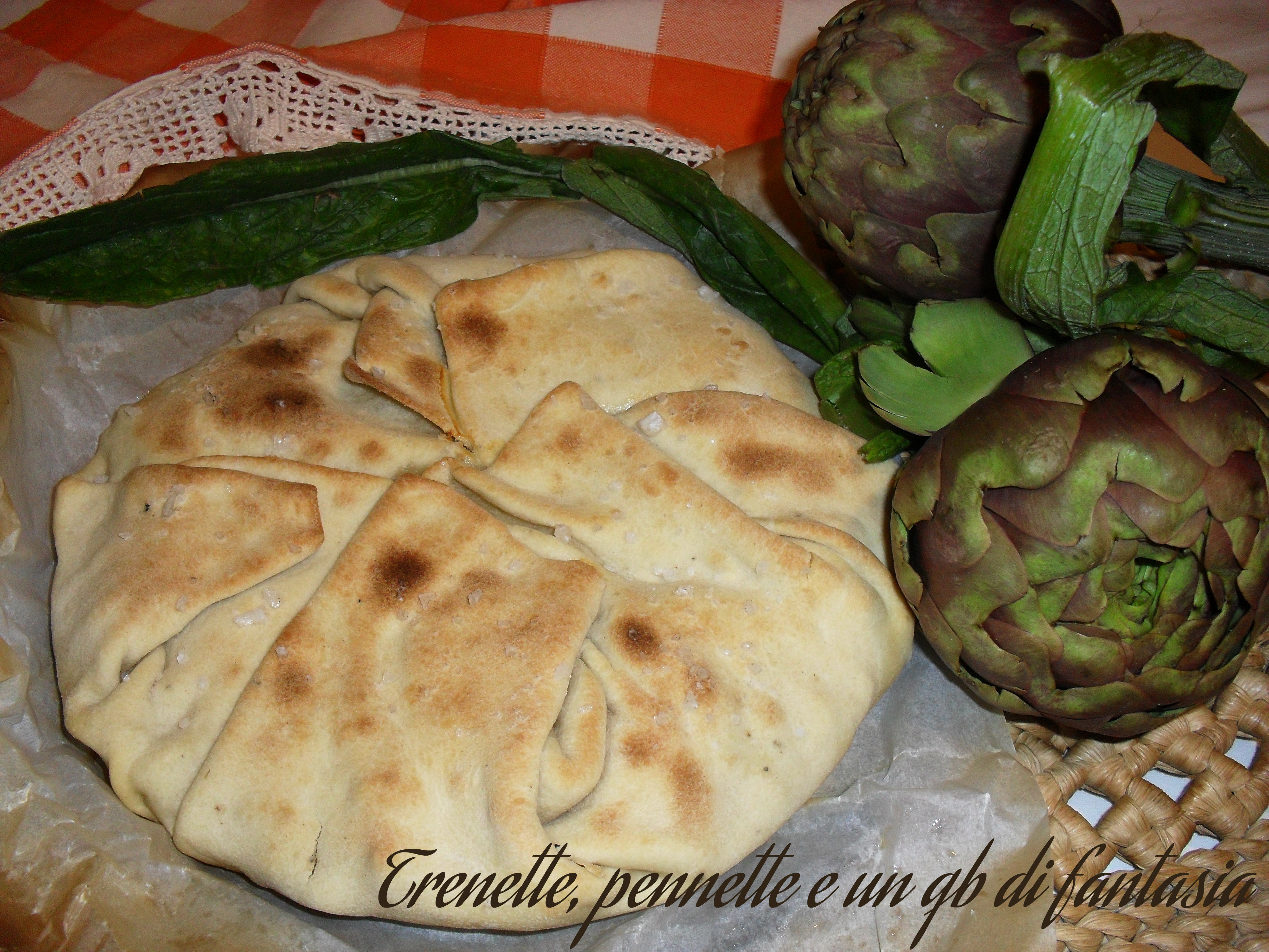 Torta di carciofi in crosta