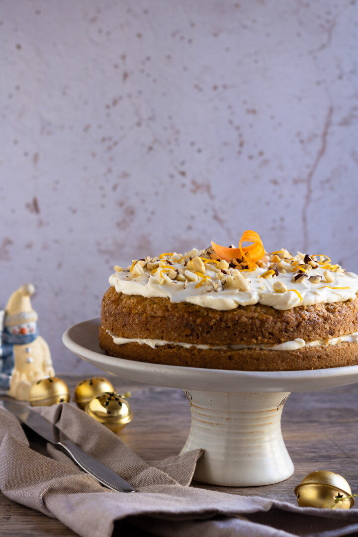 Torta di carote all’americana (carrot cake)