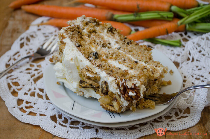 Torta di carote americana o carrot cake