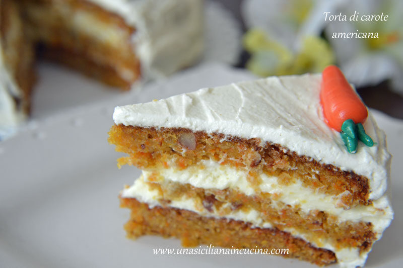 Torta di carote americana