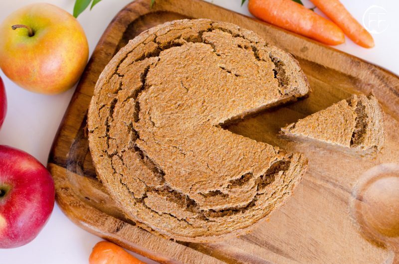 Torta di carote con “scarti” della centrifuga