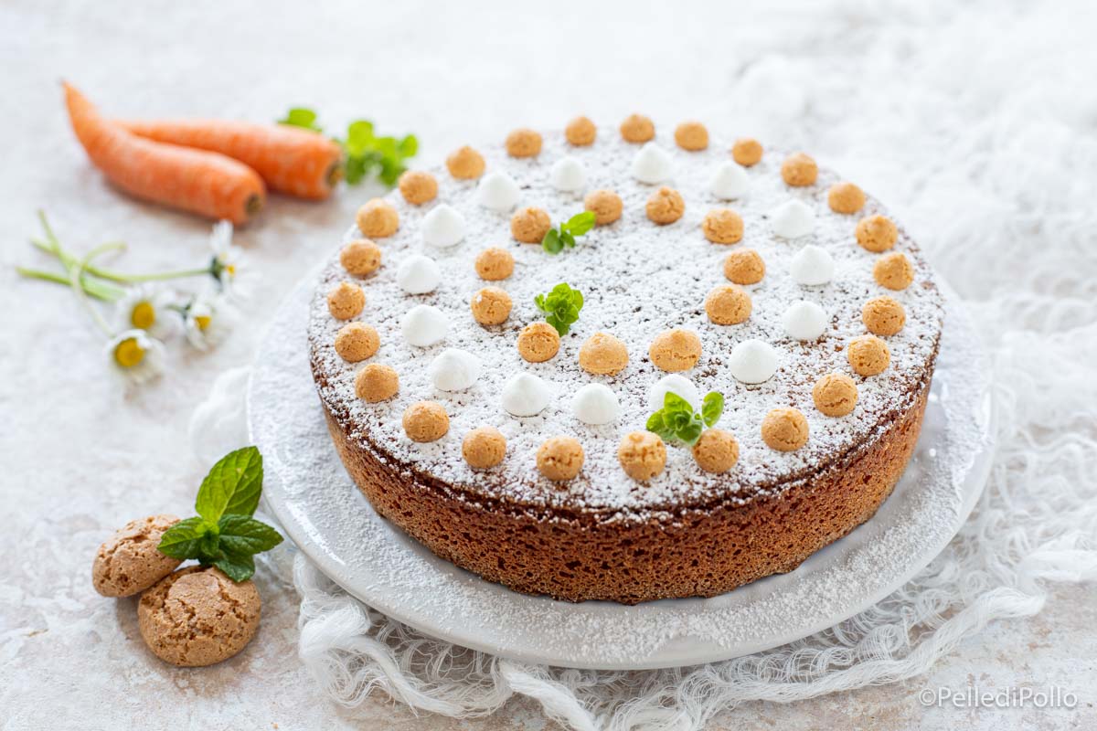 Torta di carote e amaretti